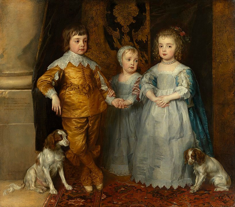 Portraits des trois enfants de Charles Ier : Charles, Jacob et Marie
réalisé par Antoine Van Dyck — 1635